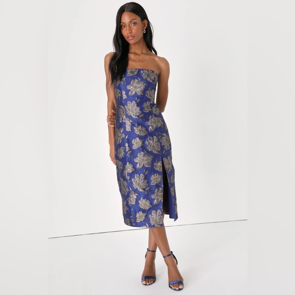 Lulus Strapless Cocktail Dress